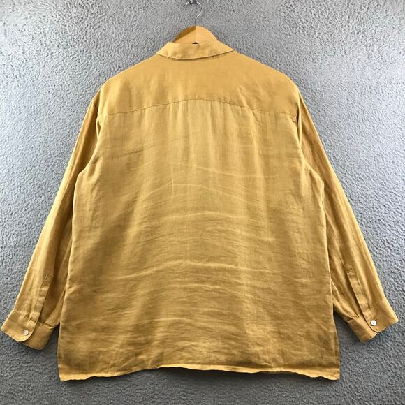 J. Jill Love Linen Long Sleeves Button Down Women's Shirt  Size M - Picture 2 of 9